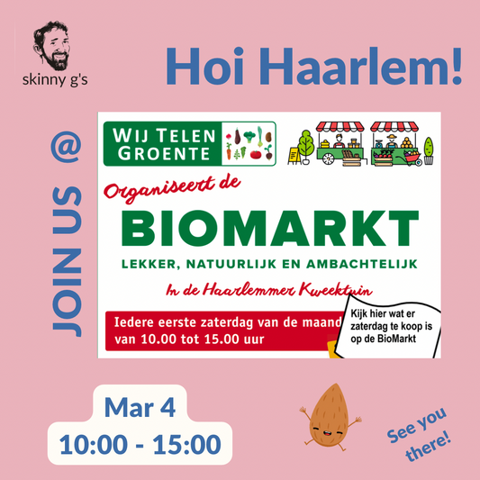 skinny g's @ BioMarkt Haarlem on Mar 4